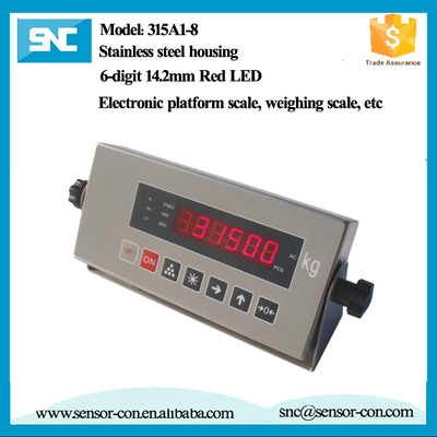 External Printer Supported Stainless Steel Weighing Indicator for Truck Scale Customizable and OEM Support