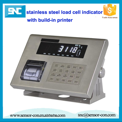 External Printer Supported Stainless Steel Weighing Indicator for Truck Scale Customizable and OEM Support