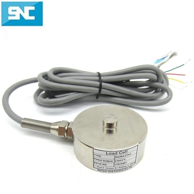 SC201GCL Pancake Load Cell Button Weight Sensor 2T/3T/5T for Vehicle Weighing Insulation Resistance 5000 M Ohm / 50V
