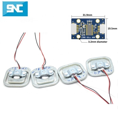 Output Resistance 1000±10Ω Half Bridge Load Cell 4pcs 50kg 200kg Hx711 Ad Module for Body Scale Excitation Voltage 5-10VDC
