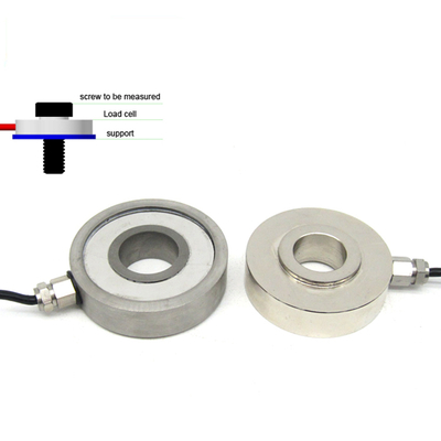 5-12VDC Recommended Strain Gauge Sensor Through-Hole Load Cells SC220 Bolt Force Transducer for Accurate Measurements