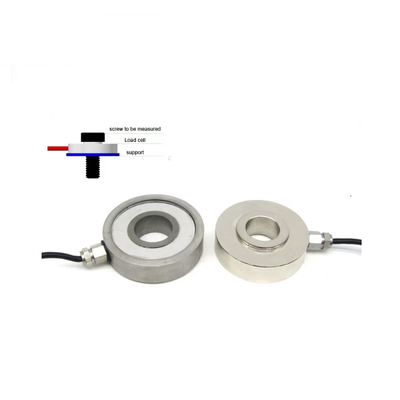 SC220 50kg-5T Stainless Steel Low Profile Ring-Torsion Through-Hole Washer Type Ring Through Hole Force Sensor Donut Load Cell