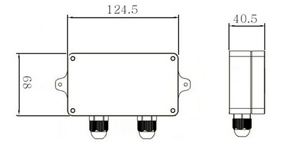 IP65 Protection Level 4-20mA Load Cell Signal Amplifier Module for Market Fixed Installation