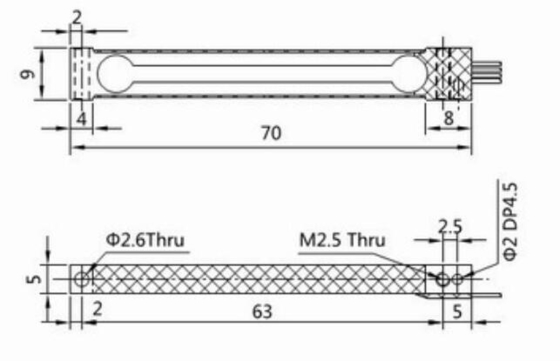 Smart Small Weight Sensor 100g Mini Load Cell for Fixed Installation and Micro Load Measurement