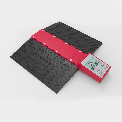 1500 kg Motorhome Vehicle Scale RV Weight Control Yellow 1000KG 4WD Camper with LCD Display and Carbon Steel Pattern